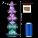 7.08in 8.26in 9.44in 11.22in Knot Silicone Fantasy Dildo Soft Anal Stimulator