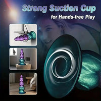 7.08in 8.26in 9.44in 11.22in Knot Silicone Fantasy Dildo Soft Anal Stimulator