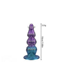 7.08in 8.26in 9.44in 11.22in Knot Silicone Fantasy Dildo Soft Anal Stimulator
