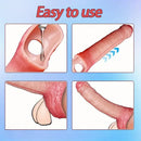 7.08in 8.26in Realistic Removable Foreskin Dildo Wearable Hollow Dildo