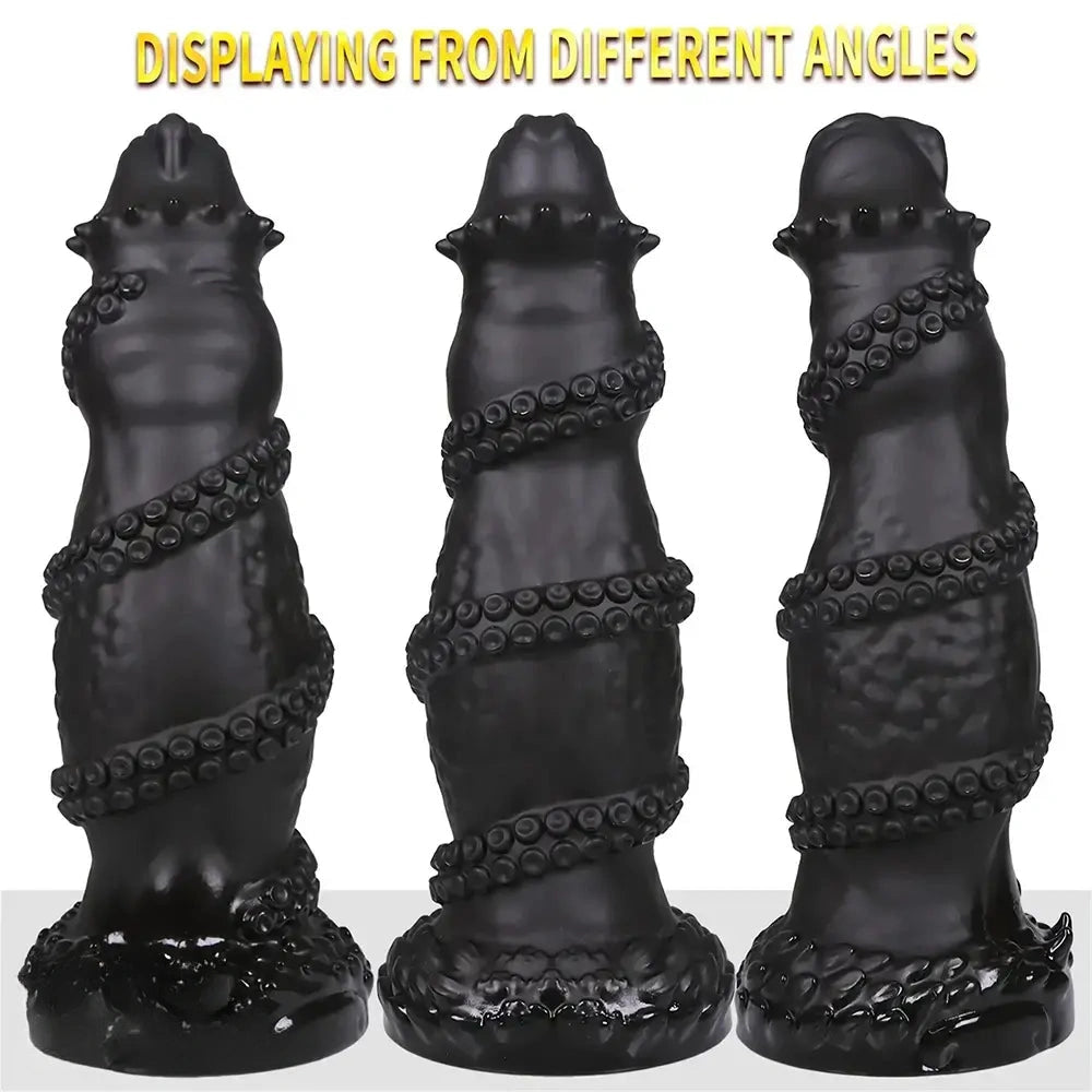 7.08in 8.46in 10.03in 11.81in 13.77in 14.96in Fantasy Big Thick Monster Dildo