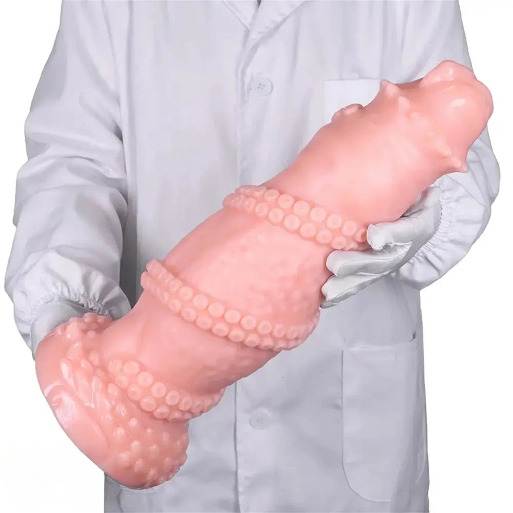 7.08in 8.46in 10.03in 11.81in 13.77in 14.96in Fantasy Big Thick Monster Dildo