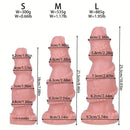 7.08in 8.46in 10.03in 11.81in 13.77in 14.96in Fantasy Big Thick Monster Dildo