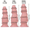 7.08in 8.46in 10.03in 11.81in 13.77in 14.96in Fantasy Big Thick Monster Dildo