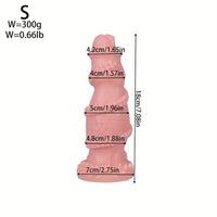 7.08in 8.46in 10.03in 11.81in 13.77in 14.96in Fantasy Big Thick Monster Dildo
