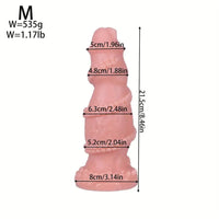 7.08in 8.46in 10.03in 11.81in 13.77in 14.96in Fantasy Big Thick Monster Dildo