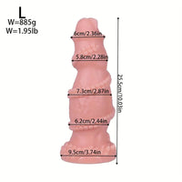 7.08in 8.46in 10.03in 11.81in 13.77in 14.96in Fantasy Big Thick Monster Dildo