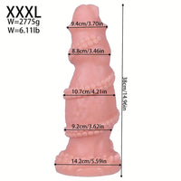 7.08in 8.46in 10.03in 11.81in 13.77in 14.96in Fantasy Big Thick Monster Dildo