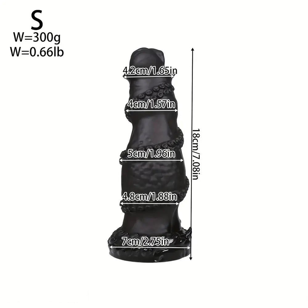 7.08in 8.46in 10.03in 11.81in 13.77in 14.96in Fantasy Big Thick Monster Dildo