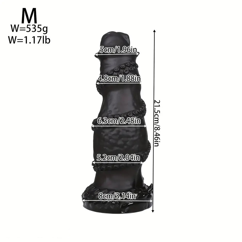 7.08in 8.46in 10.03in 11.81in 13.77in 14.96in Fantasy Big Thick Monster Dildo