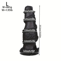 7.08in 8.46in 10.03in 11.81in 13.77in 14.96in Fantasy Big Thick Monster Dildo