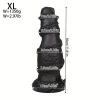 7.08in 8.46in 10.03in 11.81in 13.77in 14.96in Fantasy Big Thick Monster Dildo