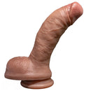 7.08in 8.46in 10.23in Strap on Realistic Silicone Curved Dildo Pleasure Aid