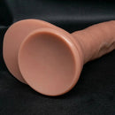 7.08in 8.46in 10.23in Strap on Realistic Silicone Curved Dildo Pleasure Aid