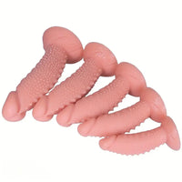 7.08in 8.66in 10.23in 11.81in 13.38in PVC Monster Large Spiky Particles Dildo