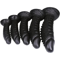 7.08in 8.66in 10.23in 11.81in 13.38in PVC Monster Large Spiky Particles Dildo