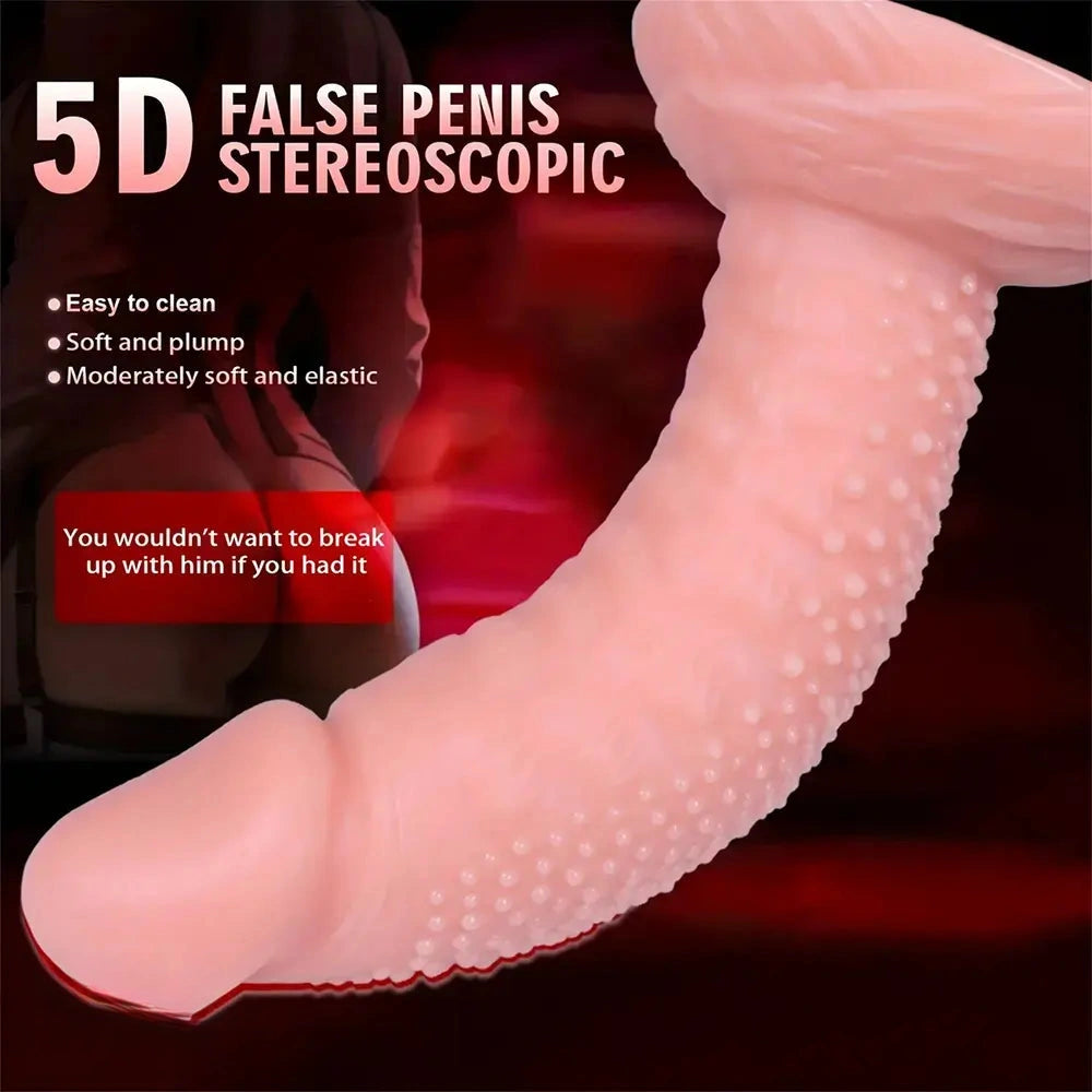 7.08in 8.66in 10.23in 11.81in 13.38in PVC Monster Large Spiky Particles Dildo