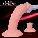 7.08in 8.66in 10.23in 11.81in 13.38in PVC Monster Large Spiky Particles Dildo