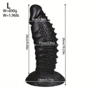 7.08in 8.66in 10.23in 11.81in 13.38in PVC Monster Large Spiky Particles Dildo