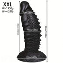 7.08in 8.66in 10.23in 11.81in 13.38in PVC Monster Large Spiky Particles Dildo