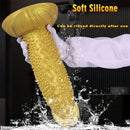7.08in 8.66in 10.23in 11.81in 13.38in Spiky Particles Huge Dildo With Penis Bump