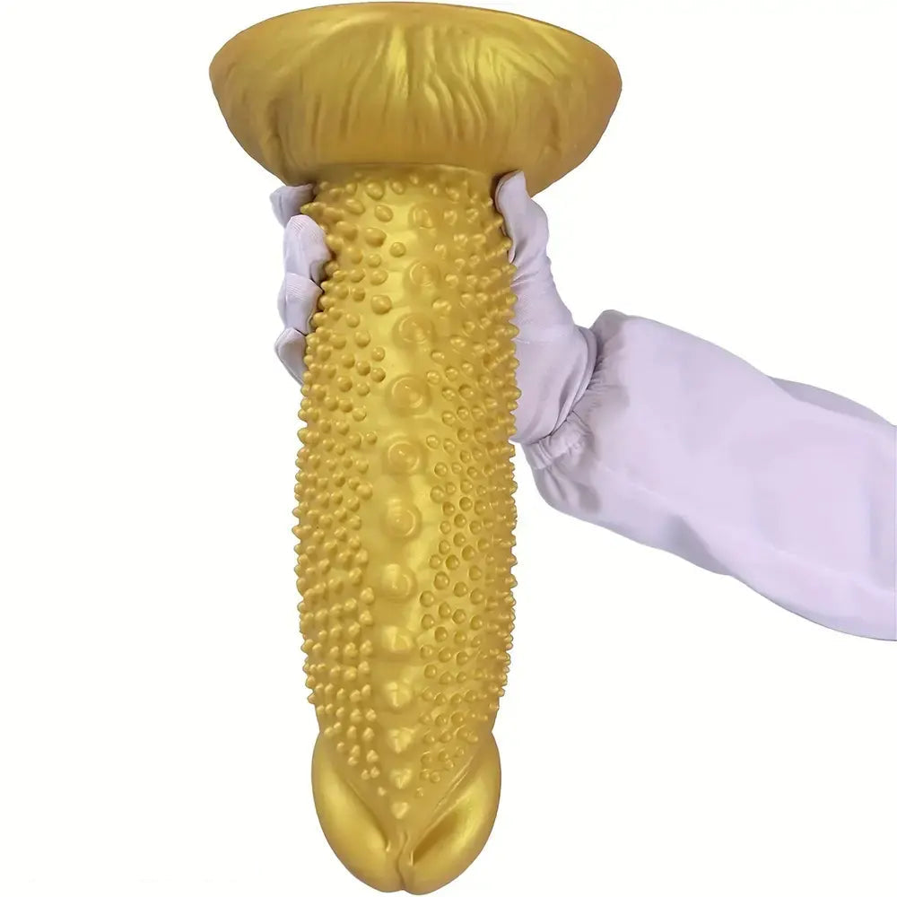 7.08in 8.66in 10.23in 11.81in 13.38in Spiky Particles Huge Dildo With Penis Bump