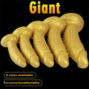 7.08in 8.66in 10.23in 11.81in 13.38in Spiky Particles Huge Dildo With Penis Bump
