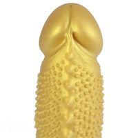 7.08in 8.66in 10.23in 11.81in 13.38in Spiky Particles Huge Dildo With Penis Bump
