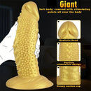 7.08in 8.66in 10.23in 11.81in 13.38in Spiky Particles Huge Dildo With Penis Bump