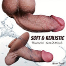 7.08in 8.66in Realistic Large Silicone Soft Unisex Anal Play Dildo