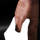 7.08in 8.85in 11.02in 12.79in Thick Soft Big Double Layer Silicone Dildo