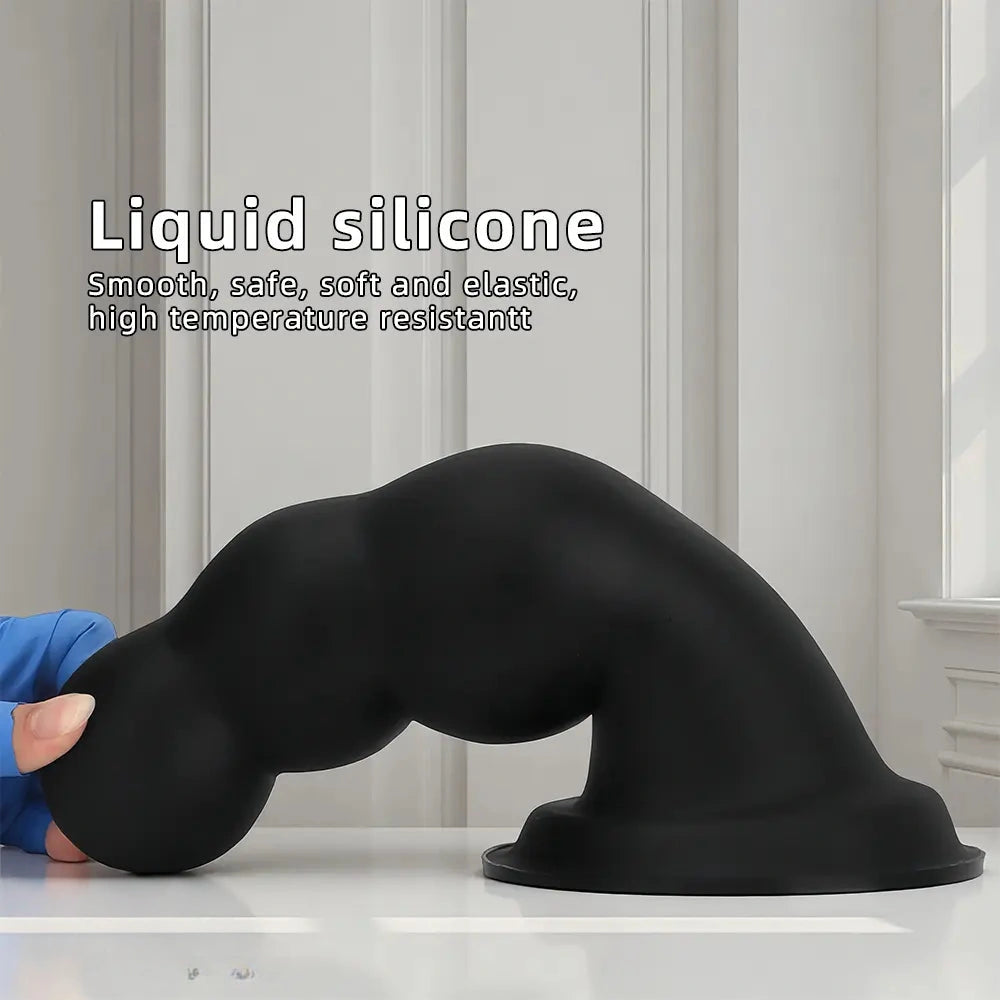 7.08in 8.85in 11.02in Soft Pull-bead Anal Plug Extra Large Thick Dildo