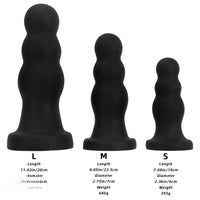7.08in 8.85in 11.02in Soft Pull-bead Anal Plug Extra Large Thick Dildo