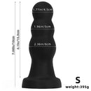 7.08in 8.85in 11.02in Soft Pull-bead Anal Plug Extra Large Thick Dildo