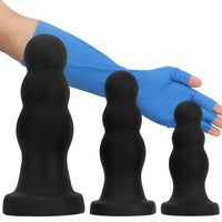 7.08in 8.85in 11.02in Soft Pull-bead Anal Plug Extra Large Thick Dildo