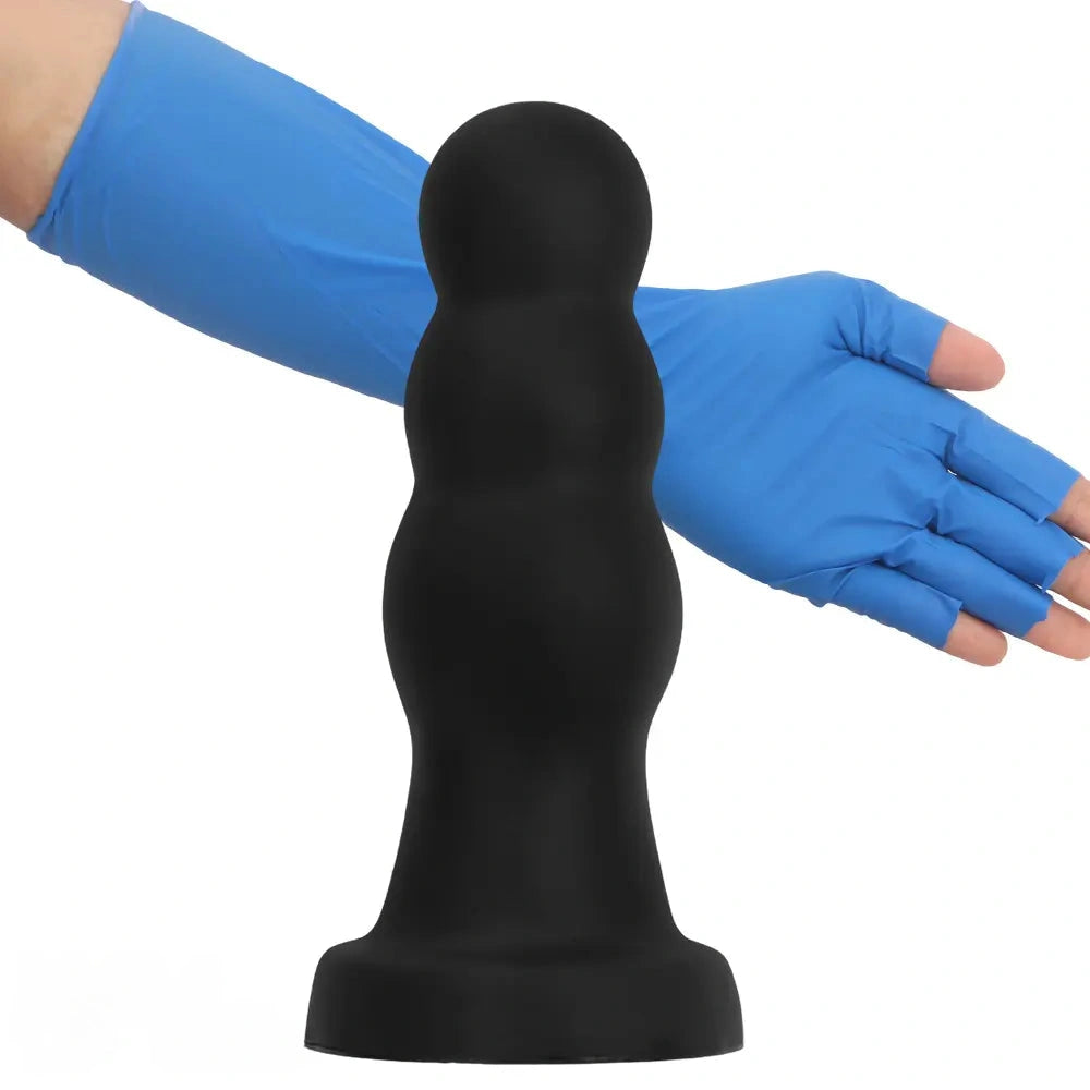 7.08in 8.85in 11.02in Soft Pull-bead Anal Plug Extra Large Thick Dildo