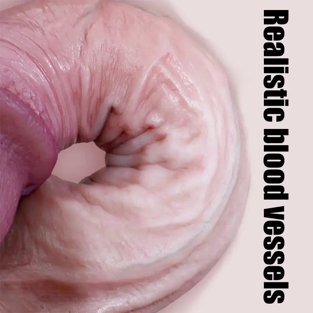 7.08in 8.85in Realistic Soft Skin Feel Dildo Adult Sex Toy For Adults