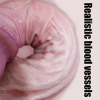 7.08in 8.85in Realistic Soft Skin Feel Dildo Adult Sex Toy For Adults