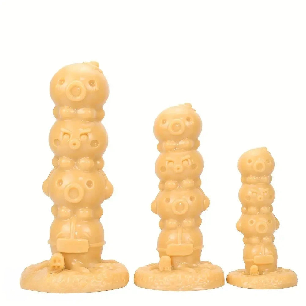 7.08in 8.93in 11.02in Big Fantasy Dildo PVC Odd Cute Dildo Sex Toy For Clit