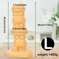 7.08in 8.93in 11.02in Big Fantasy Dildo PVC Odd Cute Dildo Sex Toy For Clit