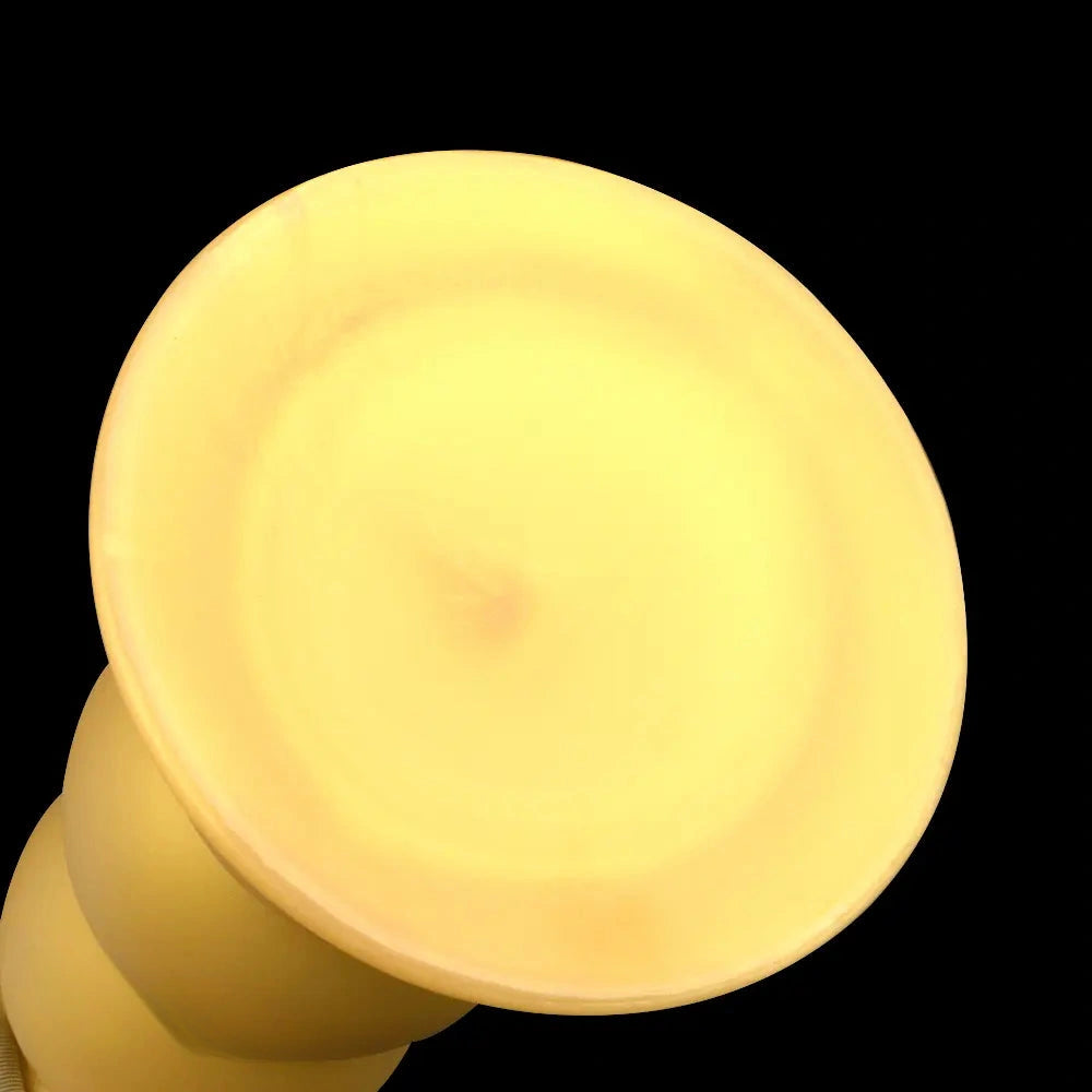 7.08in 9.05in 10.62in Gold Silicone Soft Five-Bead Pull-Bead Butt Plug Dildo