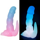 7.08in 9.05in Dinosaur Luminous Monster Soft Female Glowing Dildo