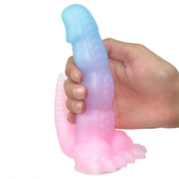 7.08in 9.05in Dinosaur Luminous Monster Soft Female Glowing Dildo