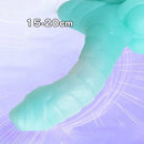 7.08in 9.05in Uncut Big Monster Animal Soft Silicone Luminous Dildo