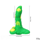7.08in 9.05in Uncut Big Monster Animal Soft Silicone Luminous Dildo