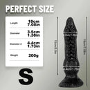 7.08in 9.06in 10.24in 11.81in Big Fantasy Tentacle Octopus PVC Dildo