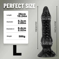 7.08in 9.06in 10.24in 11.81in Big Fantasy Tentacle Octopus PVC Dildo