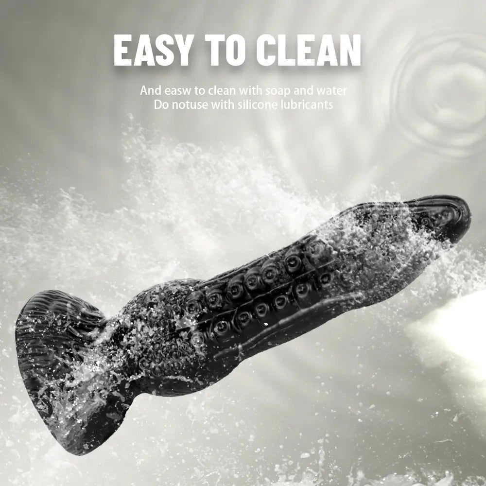 7.08in 9.06in 10.24in 11.81in Big Fantasy Tentacle Octopus PVC Dildo