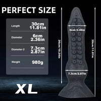 7.08in 9.06in 10.24in 11.81in Octopus Tentacles Odd Silicone Soft Dildo