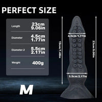 7.08in 9.06in 10.24in 11.81in Octopus Tentacles Odd Silicone Soft Dildo